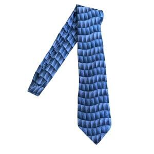 Dancing Bear Grateful Dead 100%‎ Silk Purple Black 3D Geometric Men's Tie